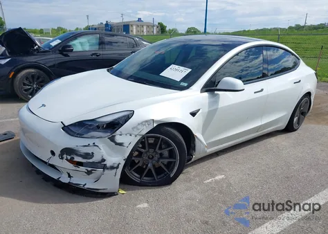 2022 Tesla Model 3 Long Range Dual Motor All-Wheel Drive from USA, damaged, VIN 5YJ3E1EB2NF313445
